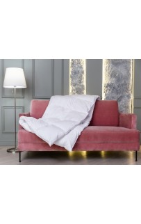 FD-1250 Одеяло пуховое "ВЕЙТ" в хлопковом сатине, всесезонное 140x205, GERMAN GRASS