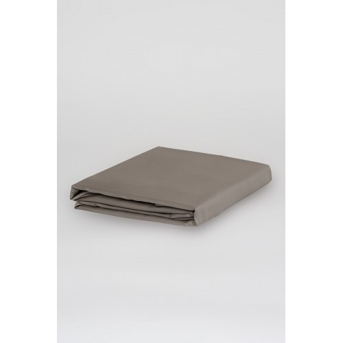 Простыня тенсель "БРИЛЛИАНТ" коричневый 240x260