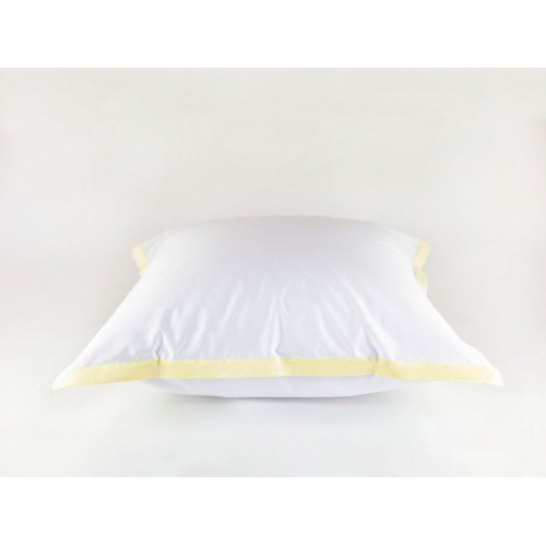 Наволочки "НОБИЛИС" белый с медовой отделкой 70x70 (2шт), GERMAN GRASS