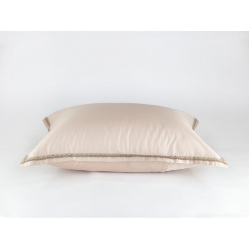 Наволочки "НОБИЛИС" бежевый тонкое кружево 50x70 (2шт), GERMAN GRASS