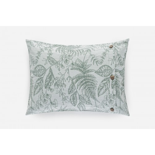 Наволочки декоративные "ПАЛЛАДА" натуральный зелёный 33x45 (2шт), GERMAN GRASS