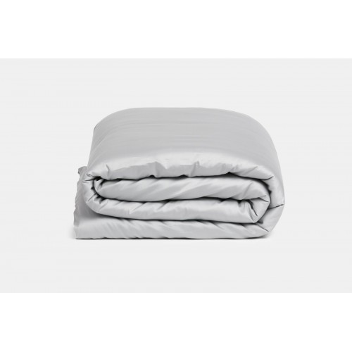 Пододеяльник хлопок "АЛЛЮР" пепельный серый 200x220, GERMAN GRASS