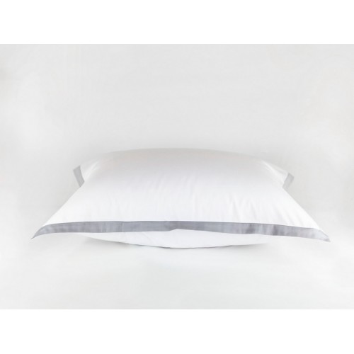 Наволочки "НОБИЛИС" белый с жемчужной отделкой 50x70 (2шт), GERMAN GRASS