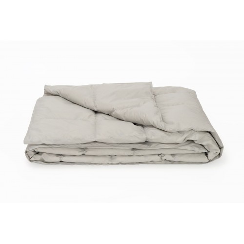 Дорожный плед-одеяло пуховый серый 140x200, GERMAN GRASS