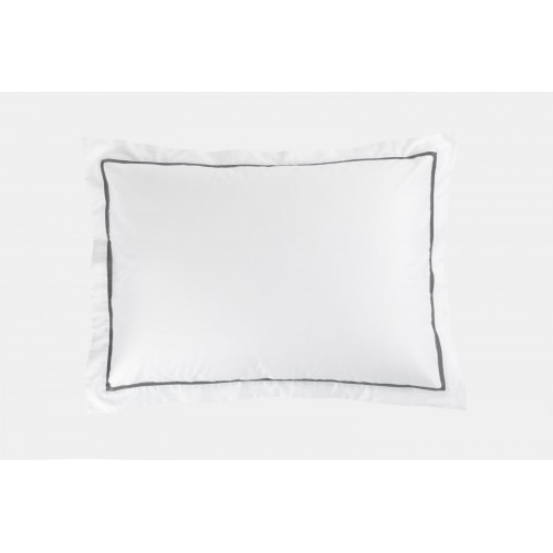 Наволочки с узкой отделкой "АЛЛЮР" альпийский графит 50х70 (2шт), GERMAN GRASS