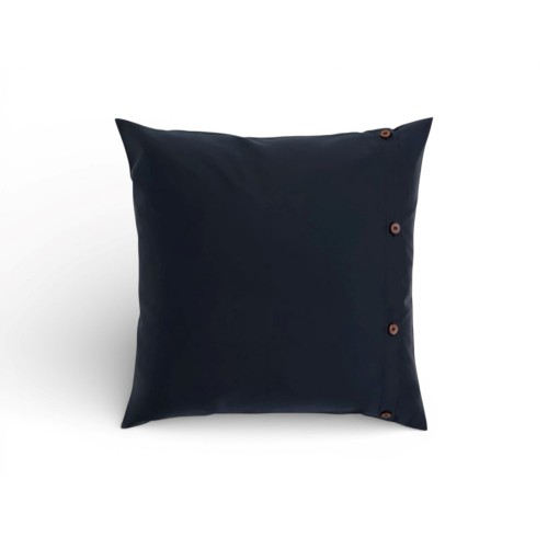 Наволочки декоративные хлопок "АЛЛЮР" черный оникс 50x50 (2шт), GERMAN GRASS