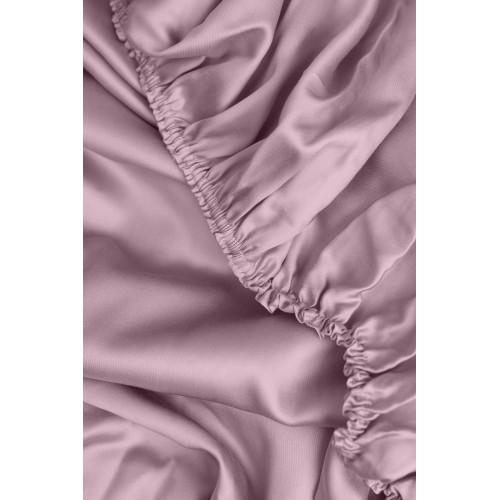 Простыня на резинке тенсель "БРИЛЛИАНТ" лиловый 160x200x40, GERMAN GRASS