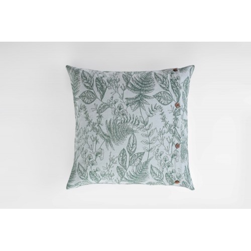 Наволочки декоративные "ПАЛЛАДА" натуральный зелёный 50x50 (2шт), GERMAN GRASS