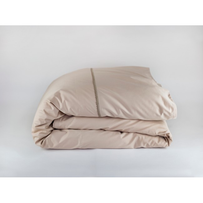 Пододеяльник "НОБИЛИС" бежевый тонкое кружево 200x220, GERMAN GRASS