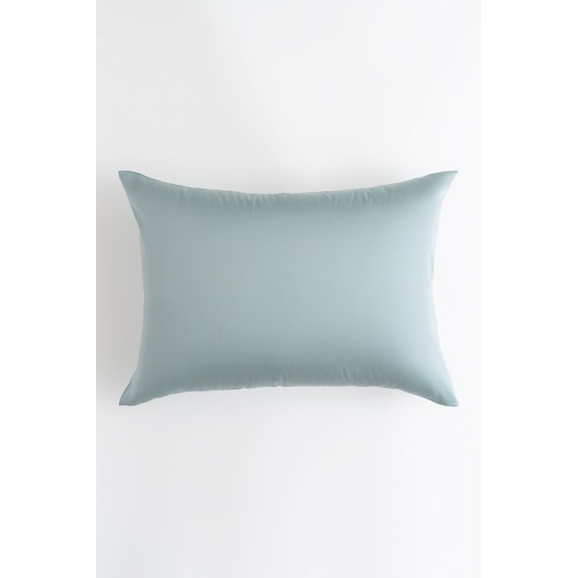 Наволочки тенсель "БРИЛЛИАНТ" бирюзовый 50x70 (2шт), GERMAN GRASS