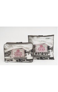 FDN-02220 Подушка пуховая "ГРЕЙС" в 100% хлопке средняя 70x70, GERMAN GRASS