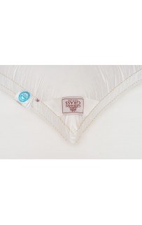 Подушка пуховая "КИНРОС" в тонком хлопковом сатине, средняя 70x70, GERMAN GRASS