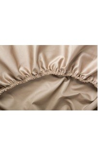 Простыня на резинке Caramel Beige Allure Grass 140х200x40