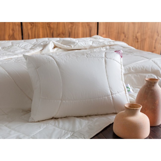 Подушка с органическим хлопком "ОРИДЖИ" регулируемая 50x90, GERMAN GRASS