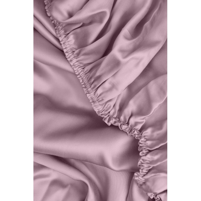 Простыня на резинке тенсель "БРИЛЛИАНТ" лиловый 180x200x40, GERMAN GRASS