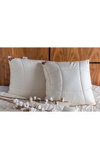 Подушка с органическим хлопком "ОРИДЖИ" регулируемая 70x70, GERMAN GRASS