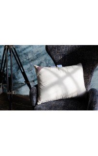 Подушка пуховая "КВИНЕЛЬ" высокая в египетском хлопке, средняя 50x70, GERMAN GRASS