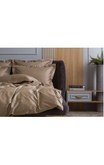 Простыня на резинке Caramel Beige Allure Grass 160х200?40