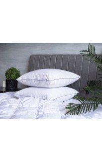 FDN-02220 Подушка пуховая "ГРЕЙС" в 100% хлопке средняя 70x70, GERMAN GRASS