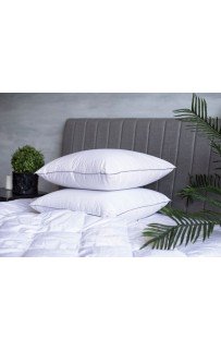FDN-02222 Подушка пуховая "ГРЕЙС" в 100% хлопке упругая 70x70, GERMAN GRASS