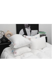 Подушка пуховая "КЛАУДИ" в сатине, мягкая 50x70, GERMAN GRASS