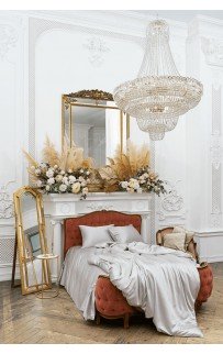 Наволочка  "БЛИССЕН" цвет серебристый серый 50x70 (1шт), GERMAN GRASS