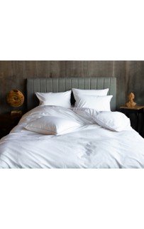 Пододеяльник "НОБИЛИС" белый с розовым кантом 150x200, GERMAN GRASS