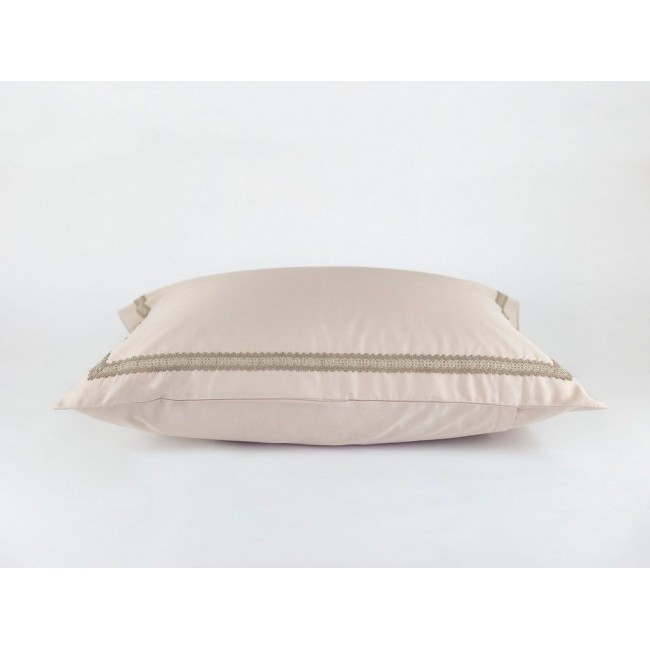 Наволочки "НОБИЛИС" бежевый кружево 70x70 (2шт), GERMAN GRASS Наволочки "НОБИЛИС" бежевый кружево 70x70 (2шт), GERMAN GRASS