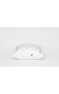 Подушка пуховая "КИНРОС" трехкамерная в тонком хлопковом сатине, упругая 70x70, GERMAN GRASS