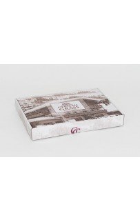 Простыня на резинке хлопок "АЛЛЮР" молочный шоколад 140x200x40, GERMAN GRASS