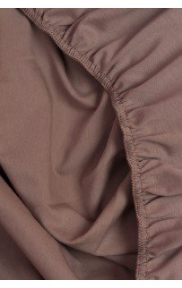 Простыня на резинке NOBLE TRADITIONS JERSEY TAUPE GRASS 160х200х40