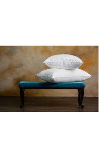 Подушка пуховая "ПРИССЕЛЬ" в жаккардовом хлопковом сатине средняя, 50x70, GERMAN GRASS