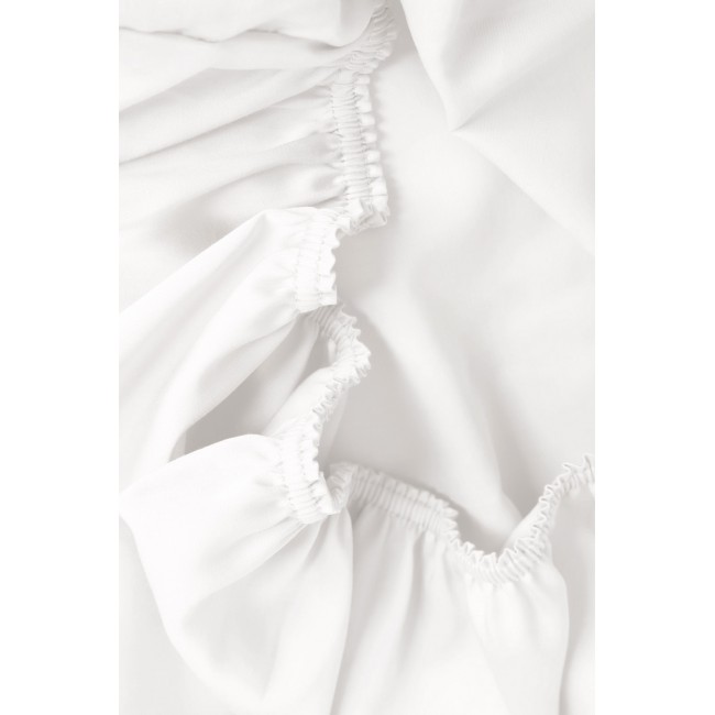 Простыня на резинке тенсель "БРИЛЛИАНТ" белый 200x200x40, GERMAN GRASS