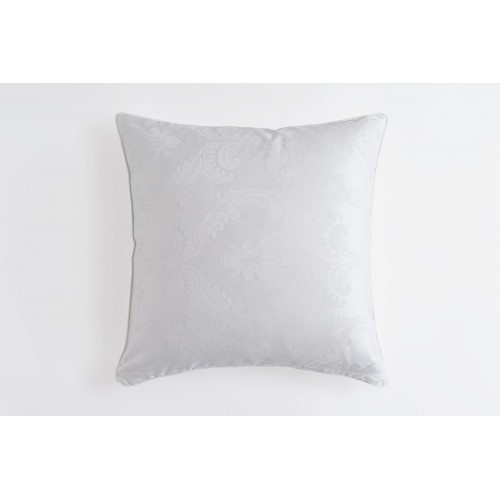 Подушка-думочка "СИЯНИЕ" белый жаккард 50x50, GERMAN GRASS