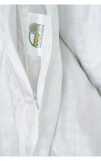 Пододеяльник "ПАЛЛАДА" белый жаккард. Узор "Клетка" 150x200, GERMAN GRASS