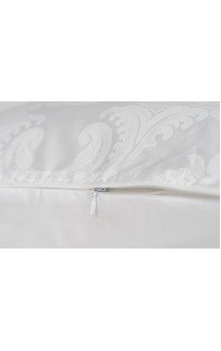 Подушка-думочка "СИЯНИЕ" белый жаккард 40x40, GERMAN GRASS