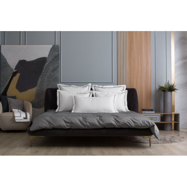 Наволочки с узкой отделкой Alpine Graphite Allure Grass 50х90 (2шт)