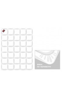 Наматрасник MATTRESS DOWN GRASS кассетный 140х200х40