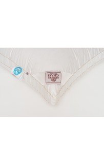 Подушка пуховая "КИНРОС" трехкамерная в тонком хлопковом сатине, средняя 50x70, GERMAN GRASS