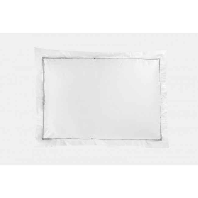 Наволочки с узкой отделкой хлопок "АЛЛЮР" альпийский пепельный серый 50x70 (2шт), GERMAN GRASS