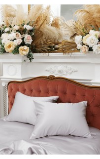 Наволочка  "БЛИССЕН" цвет серебристый серый 50x70 (1шт), GERMAN GRASS