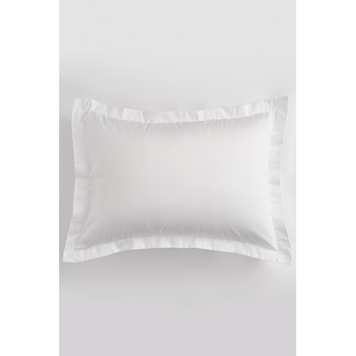 Наволочки "ПАЛЛАДА" белый жаккард. Узор «Квадро» 50x70 (2шт), GERMAN GRASS