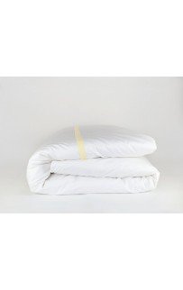 Пододеяльник "НОБИЛИС" белый с медовой отделкой 200x220, GERMAN GRASS