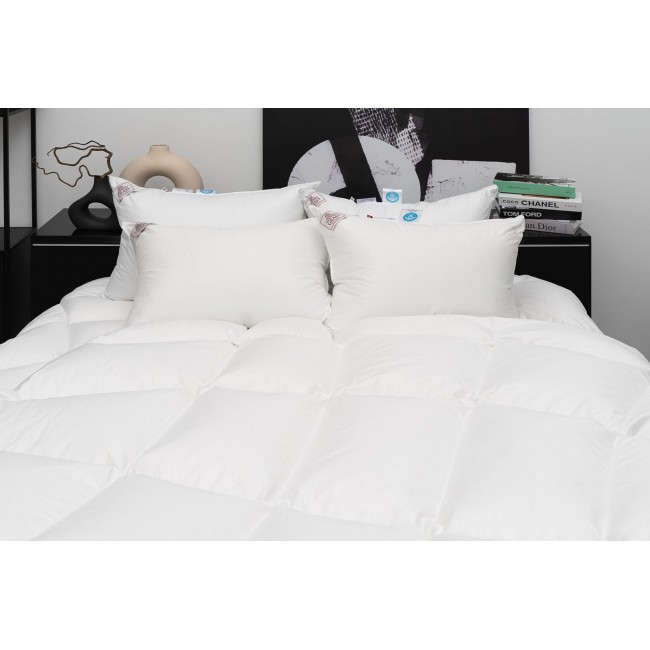 Подушка пуховая "КЛАУДИ" в сатине, мягкая 50x70, GERMAN GRASS