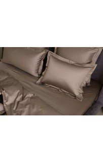 Простыня хлопок "АЛЛЮР" молочный шоколад 180x240, GERMAN GRASS