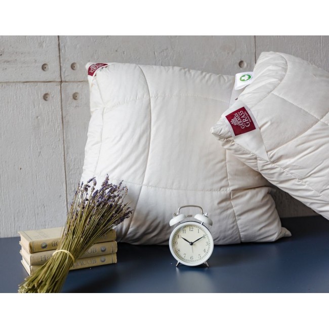 Подушка с натуральными волокнами конопли "НИХЕМП" регулируемая 70x70, GERMAN GRASS