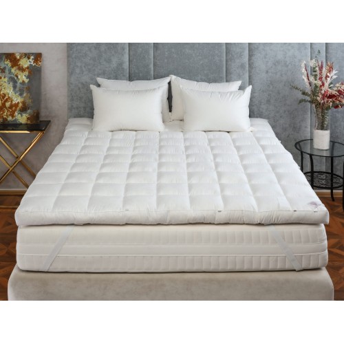 Перина полупуховая BIG-TOPPER DOWN GRASS 180х200 с бортиком 10 см