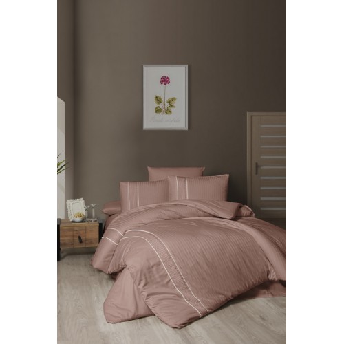 Постельное белье (Сатин де люкс) евро (Alfa Powder)