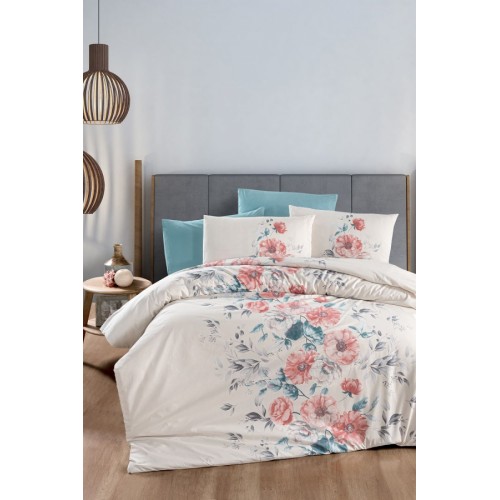 Постельное белье "Карвен" ранфорс 1,5 спальн. Benedic Aqua