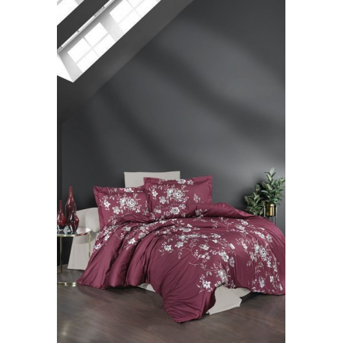 Постельное белье "Карвен" сатин евро Arya Rose